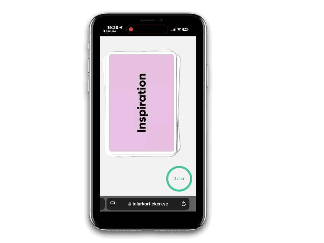 Inspirationskort, digitala